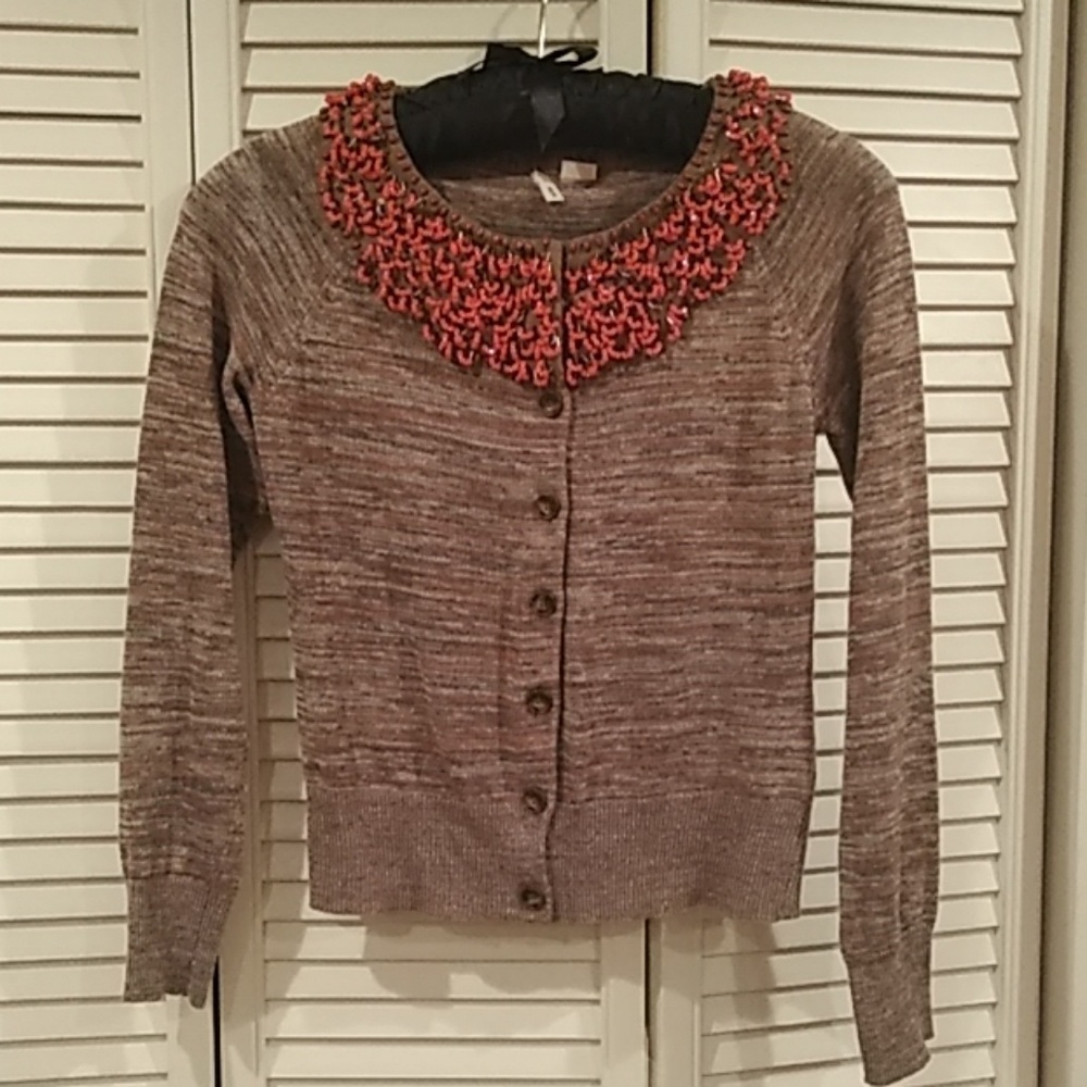 LAST CHANCE! Anthro Jewler's Choice cardigan Moth